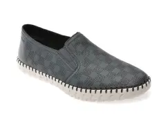 Pantofi RIEKER bleumarin, B2965, din piele ecologica imagine