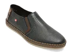 Pantofi RIEKER bleumarin, B5297, din piele naturala imagine