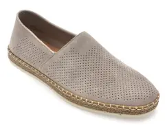 Pantofi RIEKER gri, B5285, din piele naturala imagine