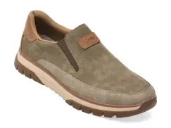 Pantofi RIEKER gri, B9350, din piele ecologica imagine