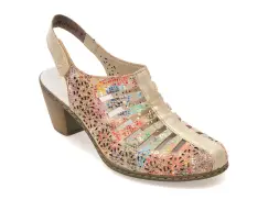 Pantofi RIEKER multicolor, 40959, din piele naturala imagine