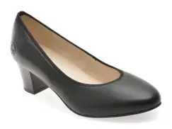 Pantofi RIEKER negri, 44650, din piele ecologica imagine