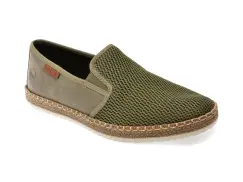 Pantofi RIEKER verzi, B5265, din piele ecologica imagine