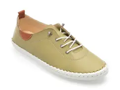 Pantofi SHOOZY kaki, EV30106, din piele naturala imagine