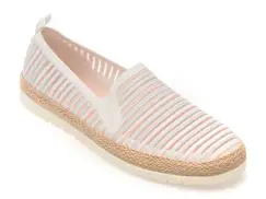 Pantofi SKECHERS albi, FLEXPADRILLE 3.0, din material textil imagine