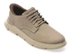 Pantofi SKECHERS gri, GARZA, din material textil imagine
