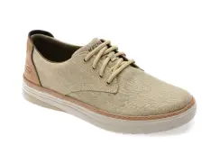 Pantofi SKECHERS kaki, HYLAND, din material textil imagine
