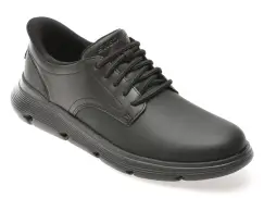 Pantofi SKECHERS negri, 205353, din piele naturala imagine