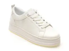 Pantofi sport ALDO albi, CHIC COMFORT 115, din piele ecologica imagine