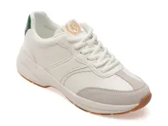 Pantofi sport ALDO albi, CLUBCHIC 138, din piele ecologica imagine