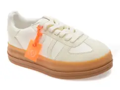 Pantofi sport ALDO albi, ELABRINTAR 100, din piele ecologica imagine