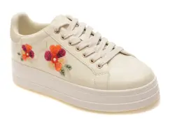 Pantofi sport ALDO albi, GLENORAN 185, din piele ecologica imagine