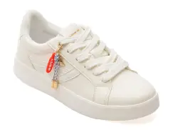 Pantofi sport ALDO albi, MTL72 SNEAKER, din piele ecologica imagine