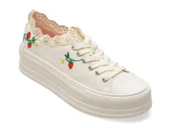 Pantofi sport ALDO albi, PICKNICK 100, din material textil imagine