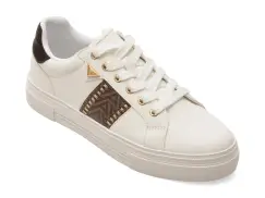 Pantofi sport ALDO albi, SADDIE 125, din piele ecologica imagine