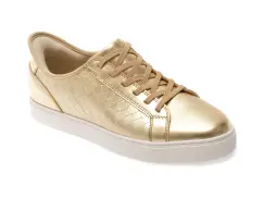 Pantofi sport ALDO aurii, EASYIN 711, din piele ecologica imagine