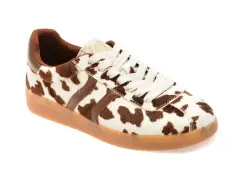 Pantofi sport ALDO maro, CHIC SNEAKER 241, din material textil imagine