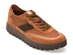 Pantofi sport ALDO maro, JULIUS 900, din material textil si piele naturala imagine