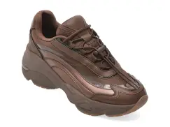 Pantofi sport ALDO maro, KITRI 201, din material textil imagine