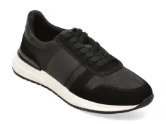 Pantofi sport ALDO negri, ROBBEN 001, din material textil si piele naturala imagine