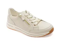 Pantofi sport ARA albi, 24801, din piele naturala imagine