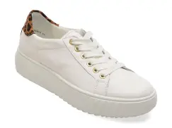 Pantofi sport ARA albi, 46523, din piele naturala imagine