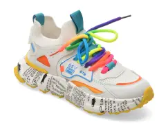 Pantofi sport BITE THE BULLET albi, 231681, din material textil imagine