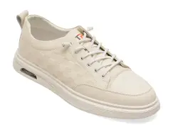 Pantofi sport BITE THE BULLET albi, 70612, din piele naturala imagine