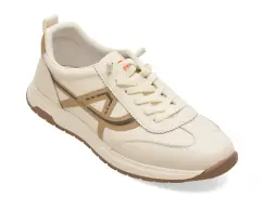 Pantofi sport BITE THE BULLET albi, 86008, din piele naturala imagine