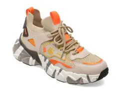 Pantofi sport BITE THE BULLET bej, 23168, din material textil imagine