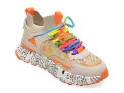 Pantofi sport BITE THE BULLET bej, 231681, din material textil imagine