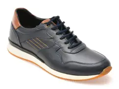 Pantofi sport BITE THE BULLET bleumarin, 231107, din piele naturala imagine