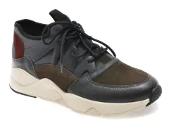 Pantofi sport BITE THE BULLET bleumarin, 9102, din piele naturala imagine