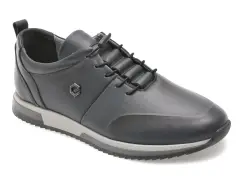 Pantofi sport BITE THE BULLET bleumarin, NR244, din piele naturala imagine