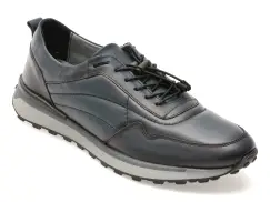 Pantofi sport BITE THE BULLET bleumarin, OY5080, din piele naturala imagine