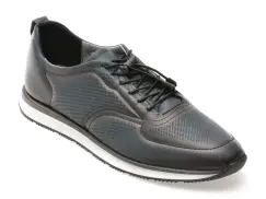 Pantofi sport BITE THE BULLET bleumarin, OY5110, din piele naturala imagine