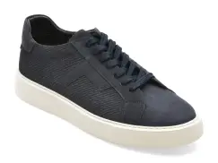 Pantofi sport BITE THE BULLET bleumarin, WB002, din piele naturala imagine