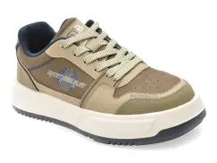 Pantofi sport BITE THE BULLET gri, 251209, din piele naturala imagine