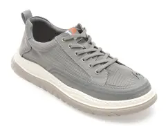 Pantofi sport BITE THE BULLET gri, 9056, din material textil imagine