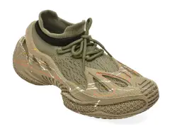 Pantofi sport BITE THE BULLET kaki, M1516, din material textil imagine