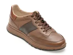 Pantofi sport BITE THE BULLET maro, 2111, din piele naturala imagine