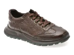 Pantofi sport BITE THE BULLET maro, 2131L, din piele naturala imagine