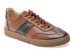 Pantofi sport BITE THE BULLET maro, 8625, din piele naturala imagine