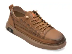 Pantofi sport BITE THE BULLET maro, A76021, din piele naturala imagine