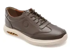 Pantofi sport BITE THE BULLET maro, FV310, din piele naturala imagine