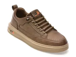 Pantofi sport BITE THE BULLET maro, JR006, din piele naturala imagine