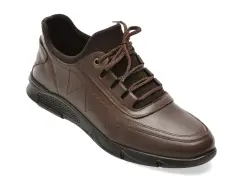 Pantofi sport BITE THE BULLET maro, R114, din piele naturala imagine