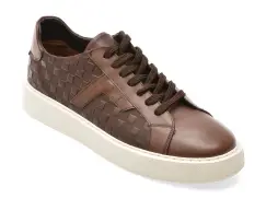 Pantofi sport BITE THE BULLET maro, WB001, din piele naturala imagine