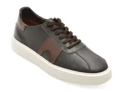 Pantofi sport BITE THE BULLET maro, WB003, din piele naturala imagine