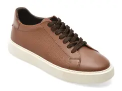 Pantofi sport BITE THE BULLET maro, WB006, din piele naturala imagine